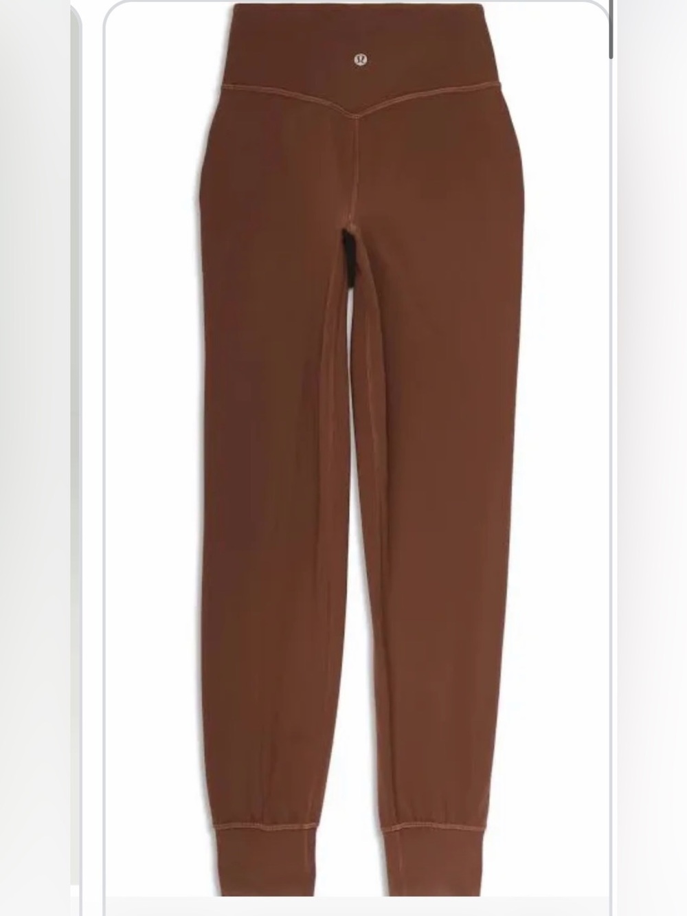 Lululemon align jogger 28” in roasted brown sz 2